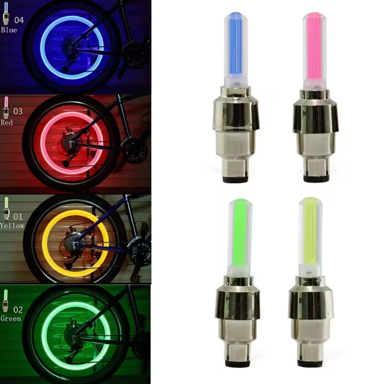 2Pcs Bicycle Lights Motion Sensor