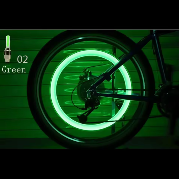 2Pcs Bicycle Lights Motion Sensor