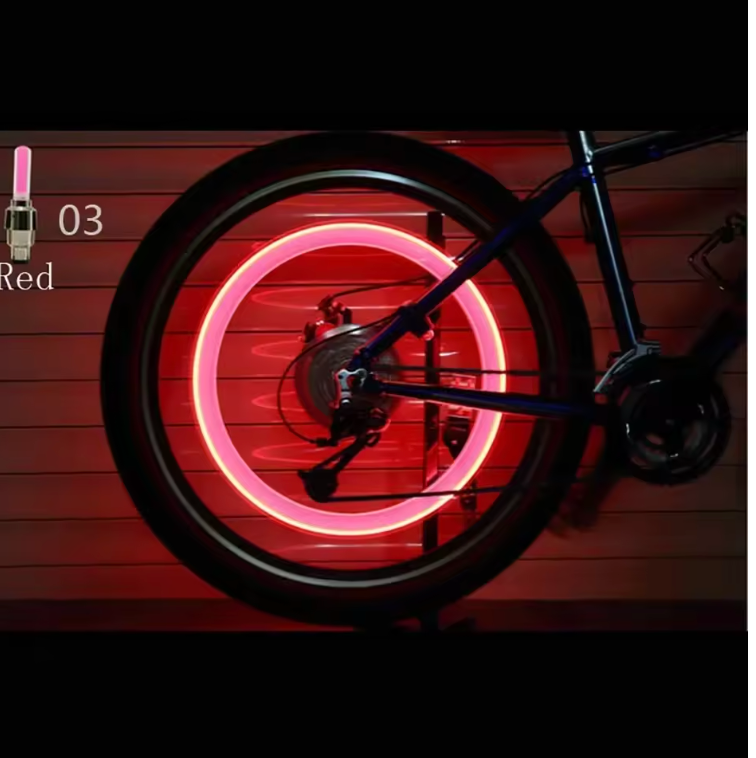2Pcs Bicycle Lights Motion Sensor